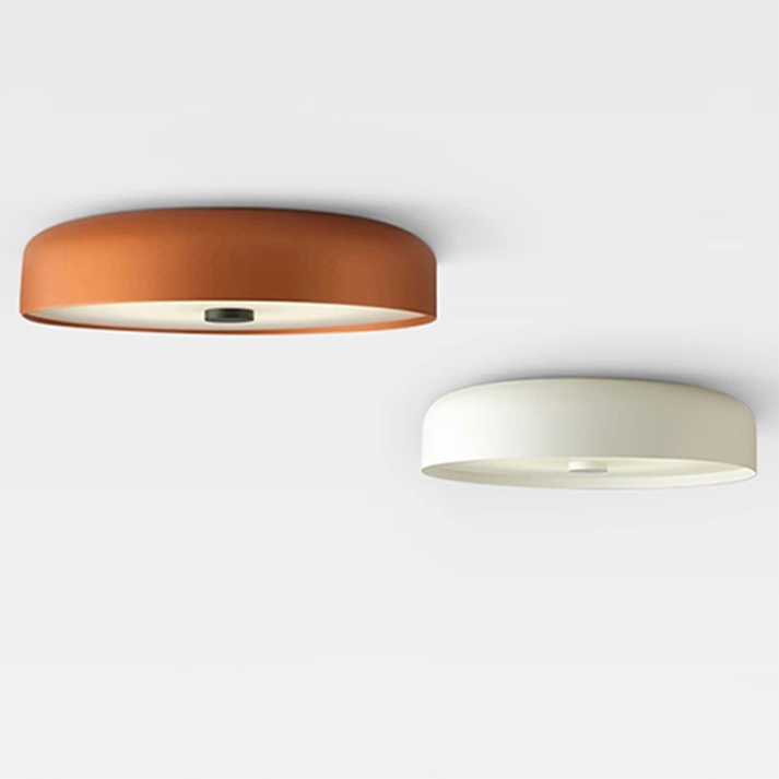 Retro Plafondlamp Zwart met Warm LED Licht – Minimalistisch Ontwerp voor Slaapkamer en Woonruimte, Verkrijgbaar in Meerdere Maten