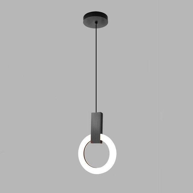 Minimalistische LED Hanglamp Nordic Ring met Verstelbare Ophanghoogte – Modern Design voor Eetkamers en Woonruimtes