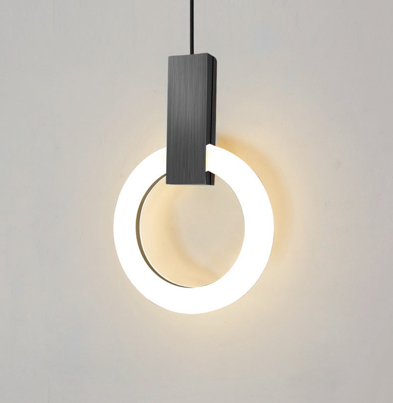 Minimalistische LED Hanglamp Nordic Ring met Verstelbare Ophanghoogte – Modern Design voor Eetkamers en Woonruimtes