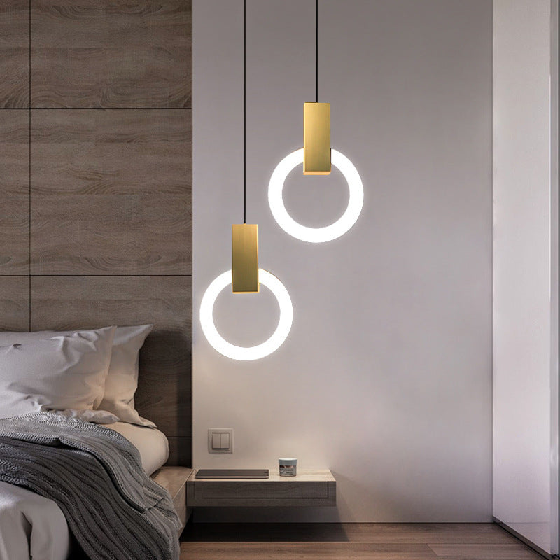 Minimalistische LED Hanglamp Nordic Ring met Verstelbare Ophanghoogte – Modern Design voor Eetkamers en Woonruimtes