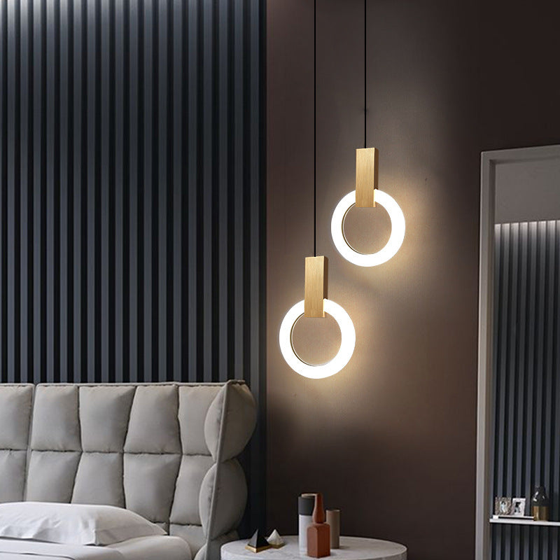 Minimalistische LED Hanglamp Nordic Ring met Verstelbare Ophanghoogte – Modern Design voor Eetkamers en Woonruimtes