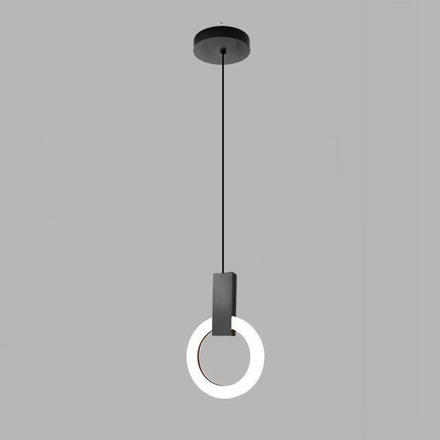 Minimalistische LED Hanglamp Nordic Ring met Verstelbare Ophanghoogte – Modern Design voor Eetkamers en Woonruimtes