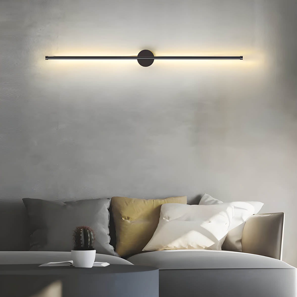 Moderne Wandlamp Lance – Zwarte Muurlamp met Ingebouwde LED voor Binnen, Minimalistisch Ontwerp, Perfect voor Elke Ruimte