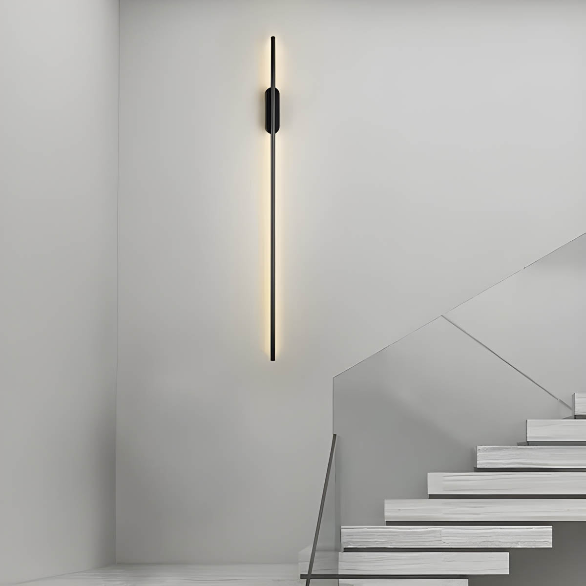 Moderne Wandlamp Lance – Zwarte Muurlamp met Ingebouwde LED voor Binnen, Minimalistisch Ontwerp, Perfect voor Elke Ruimte