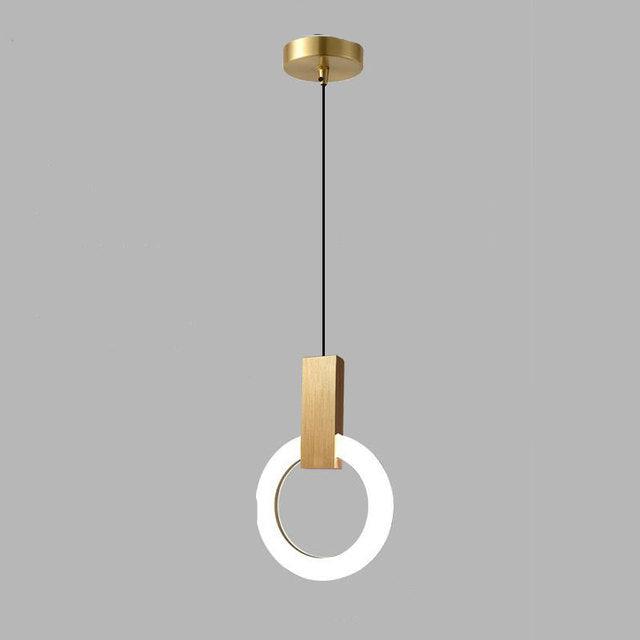 Minimalistische LED Hanglamp Nordic Ring met Verstelbare Ophanghoogte – Modern Design voor Eetkamers en Woonruimtes
