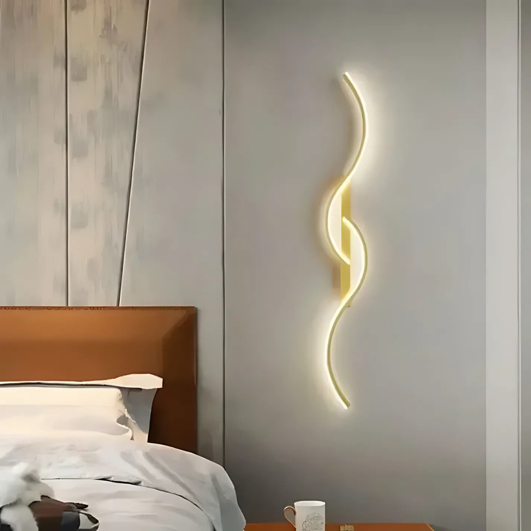 NARA - Luxe Zwarte Wandlamp met Industrieel Design - Energiezuinige LED Muurlamp voor Slaapkamer en Woonkamer 3