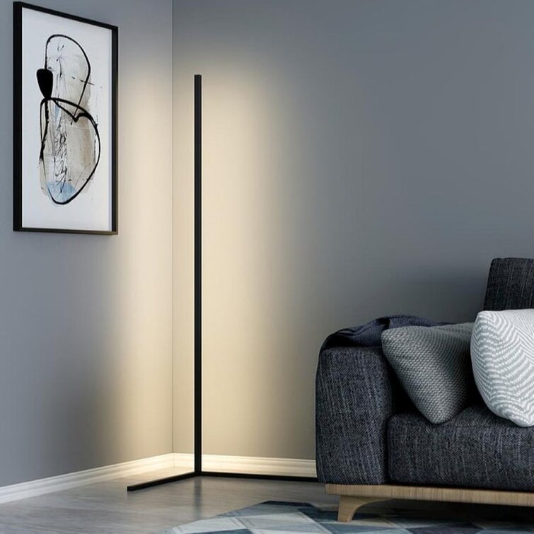 NARA - Vloerlamp Zwart met Ingebouwde LED en Dimmer โ Elegante Staande Lamp voor Woonkamer 2