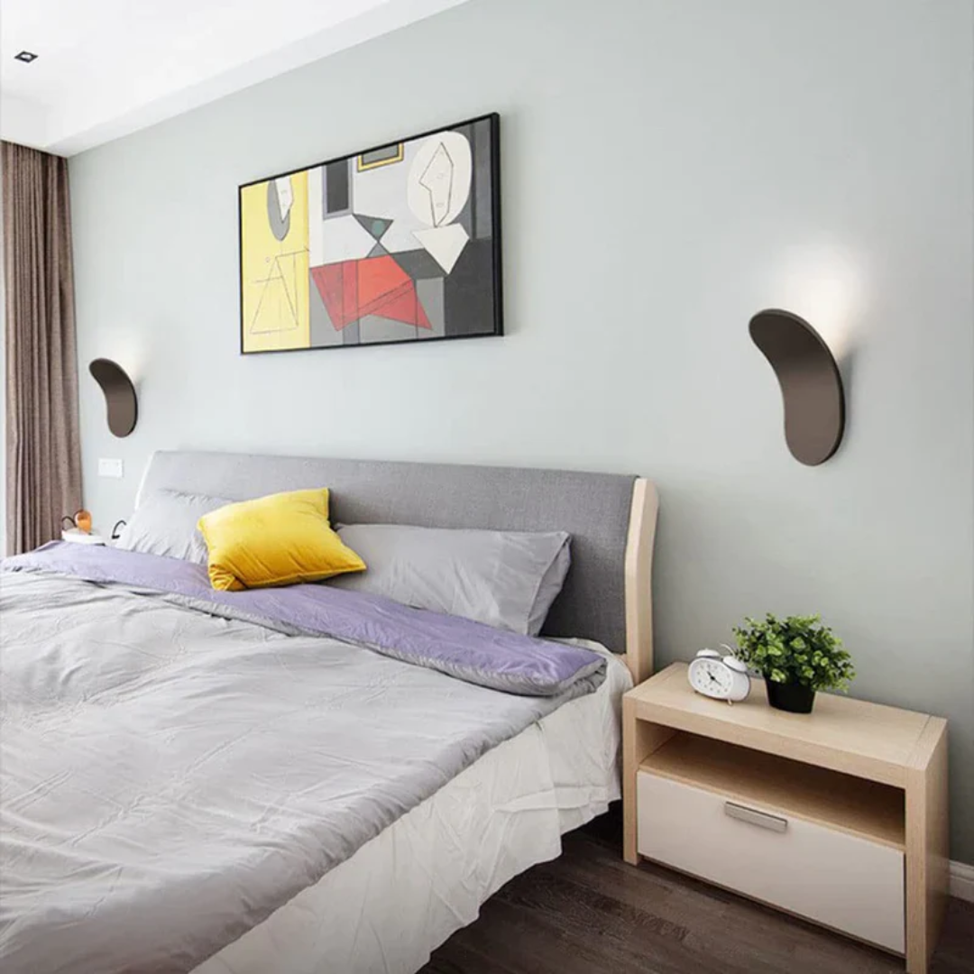 NARA - Wandlamp Zwart van Hoogwaardig Ijzer β Scandinavische Muurlamp voor Binnengebruik, Modern Design 5