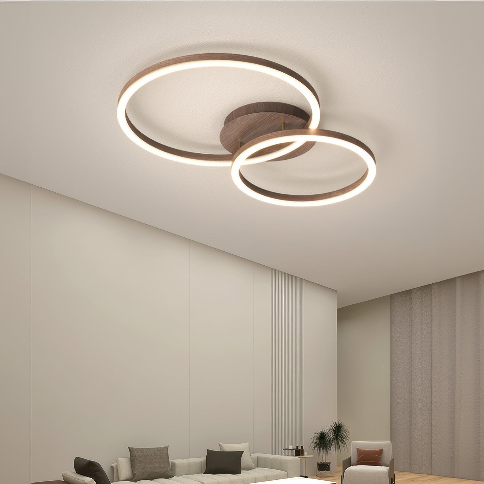 Moderne Ring Plafondlamp met LED Verlichting – Eigentijds Design voor Stijlvolle Interieurs