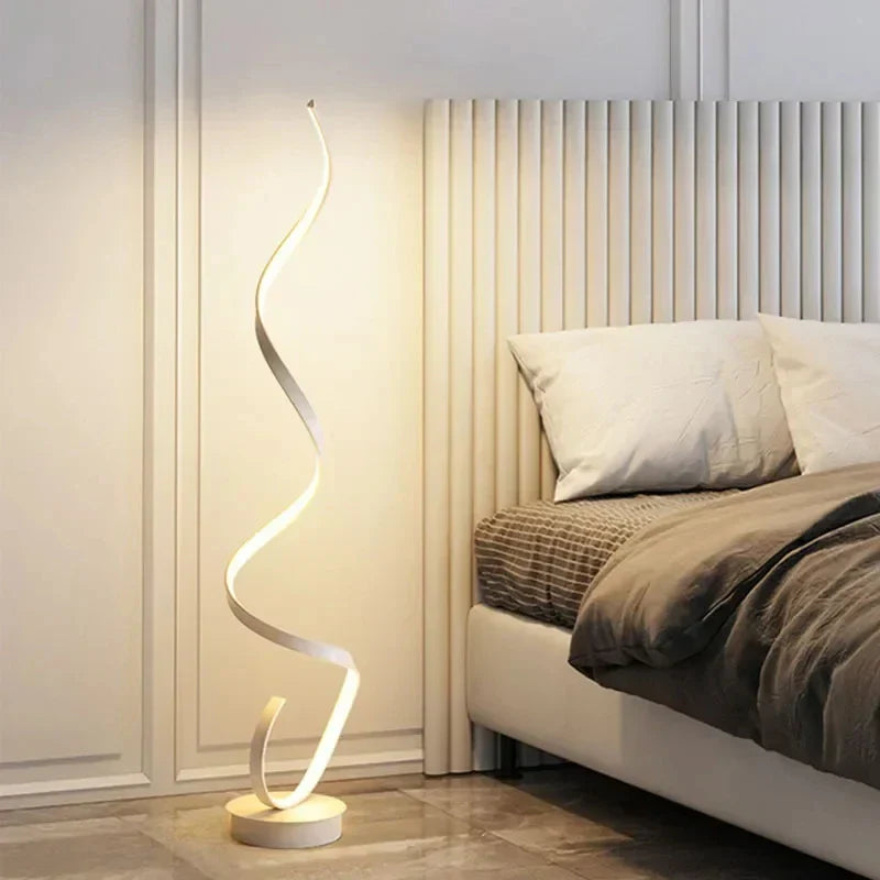 Dimbare LED Spiraallamp met Modern Design – Energiezuinige Verlichting voor Woonkamers en Slaapkamers