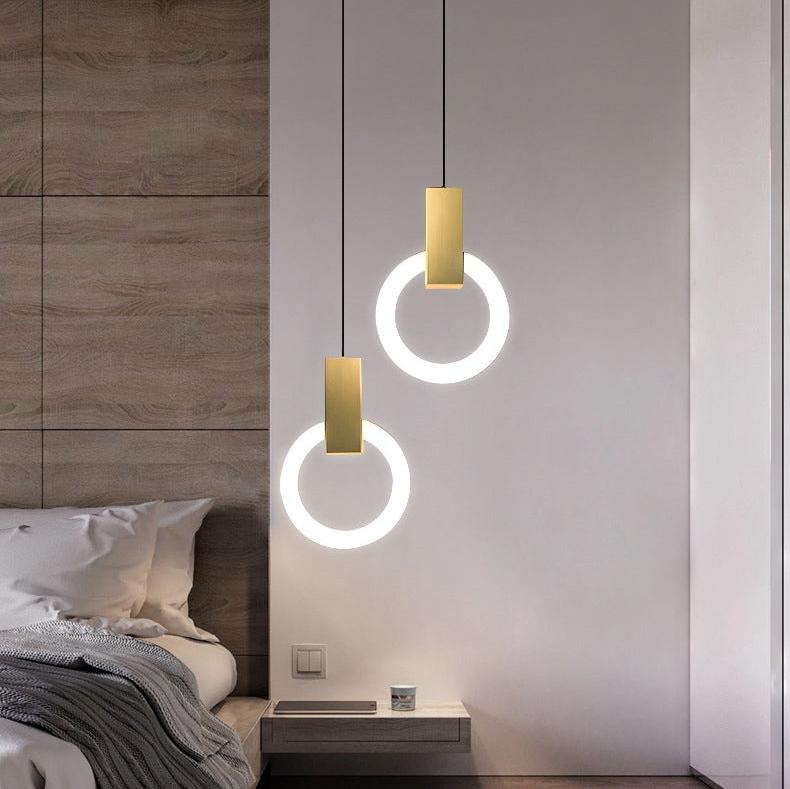 Minimalistische LED Hanglamp Nordic Ring met Verstelbare Ophanghoogte – Modern Design voor Eetkamers en Woonruimtes