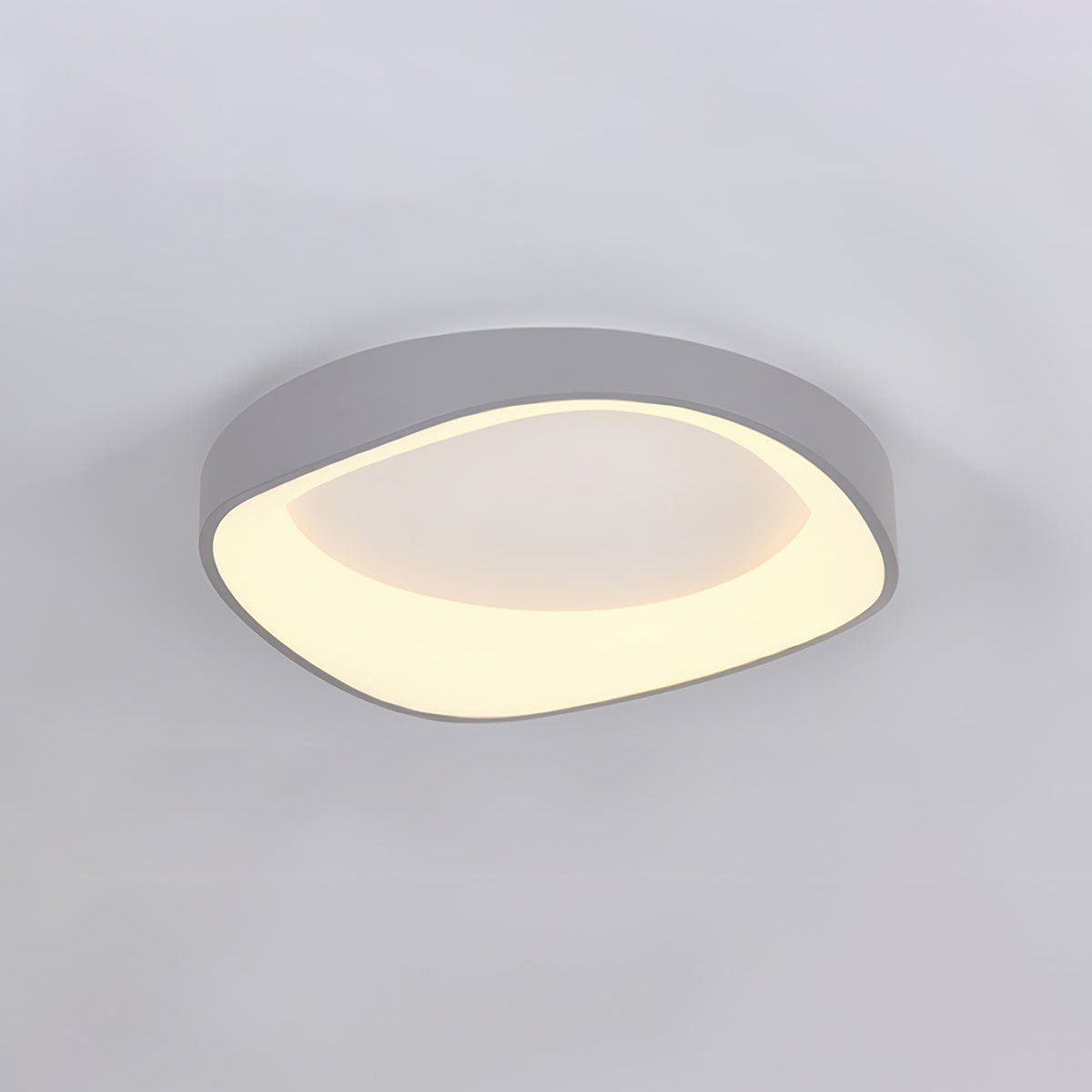 Scandinavische Plafondlamp met Houtnerf en Energiezuinige LED Technologie