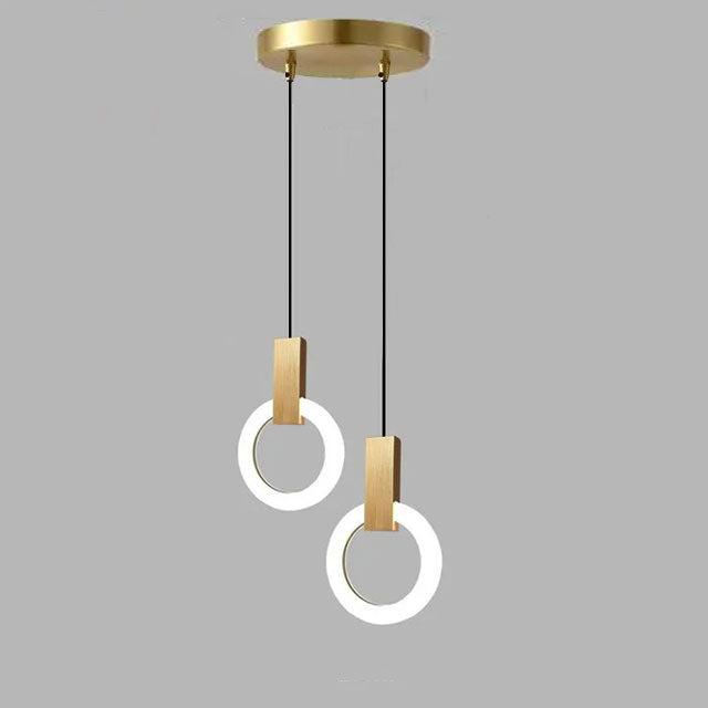 Minimalistische LED Hanglamp Nordic Ring met Verstelbare Ophanghoogte – Modern Design voor Eetkamers en Woonruimtes