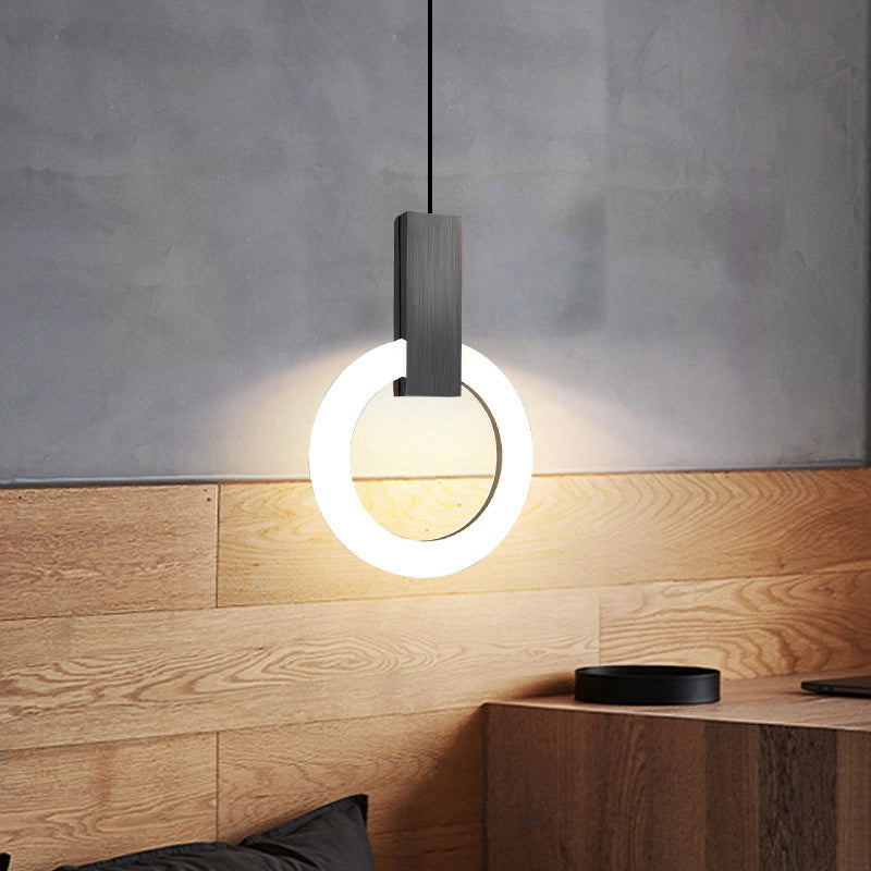 Minimalistische LED Hanglamp Nordic Ring met Verstelbare Ophanghoogte – Modern Design voor Eetkamers en Woonruimtes