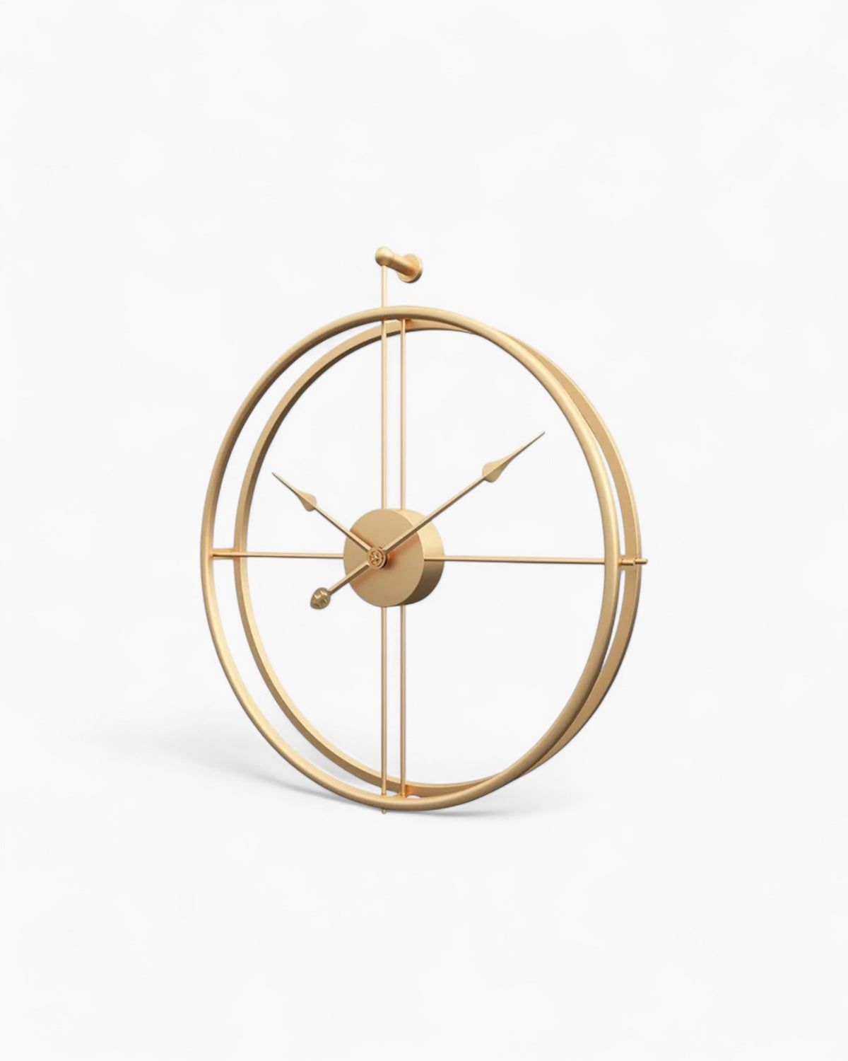 Buenta Noir Wandklok – Minimalistisch Design met Stil Quartz Uurwerk – Ø 60 cm