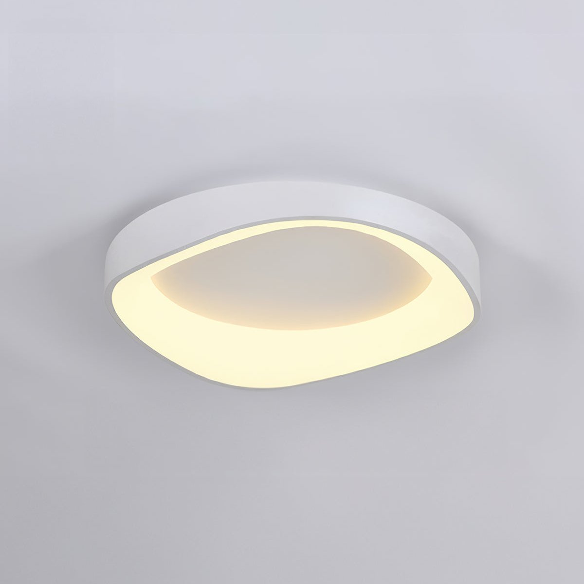 Scandinavische Plafondlamp met Houtnerf en Energiezuinige LED Technologie