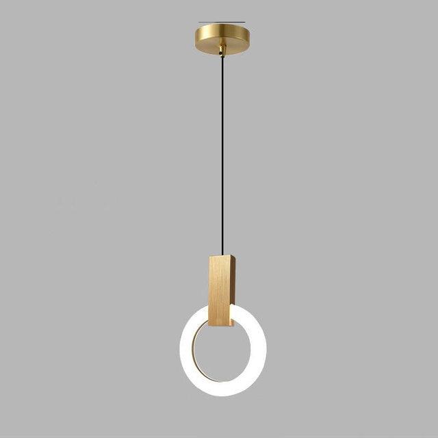 Minimalistische LED Hanglamp Nordic Ring met Verstelbare Ophanghoogte – Modern Design voor Eetkamers en Woonruimtes