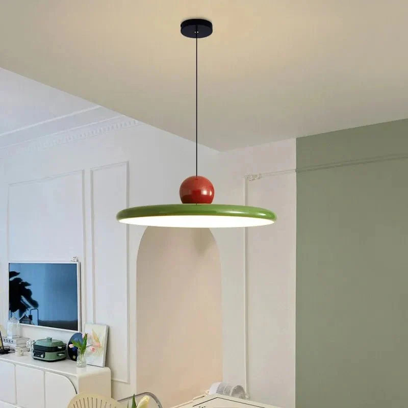 Bauhaus Hanglamp van Glas met LED Verlichting – Scandinavisch Design in Crème