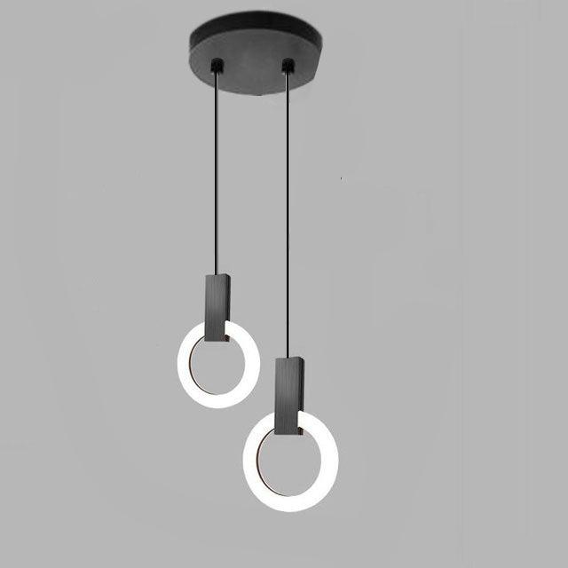 Minimalistische LED Hanglamp Nordic Ring met Verstelbare Ophanghoogte – Modern Design voor Eetkamers en Woonruimtes