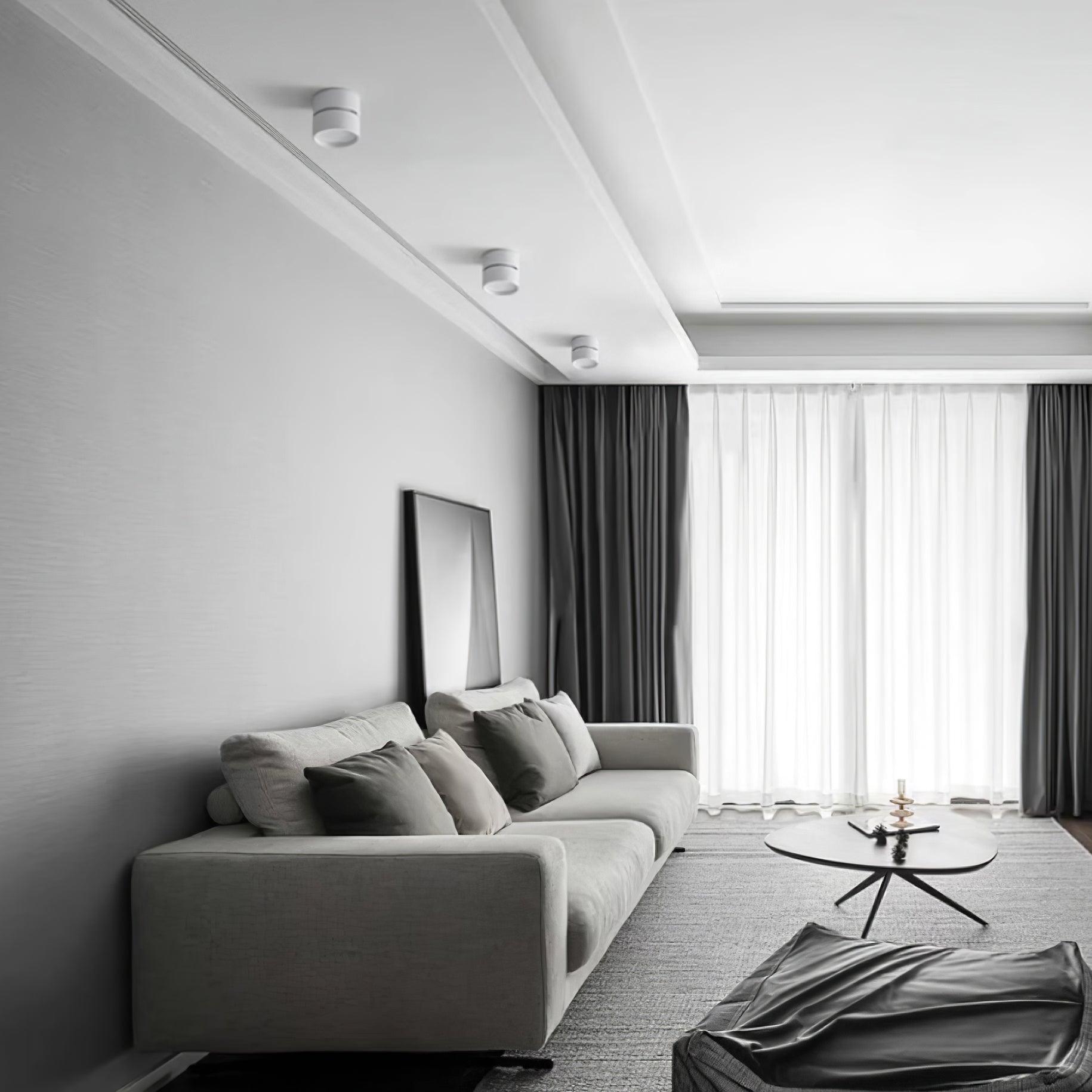 Moderne Verstelbare Plafondlamp met Warm Wit Licht - Aluminium LED Plafonniere voor Flexibele Verlichting