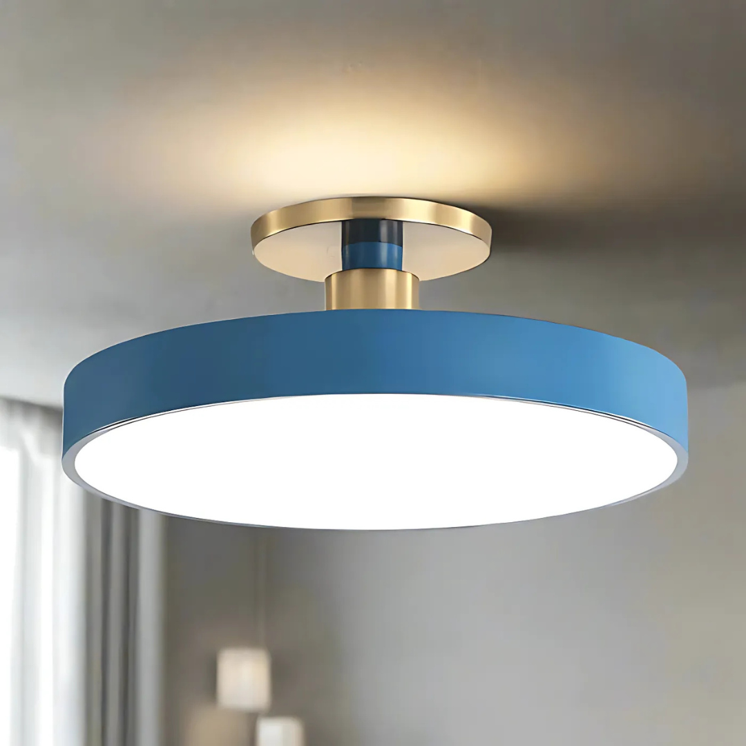 NARA - Scandinavische LED Plafondlamp met Dimbare Functie voor Slaapkamer en Woonkamer – Stijlvolle Plafonnière met Energiezuinige Verlichting 0