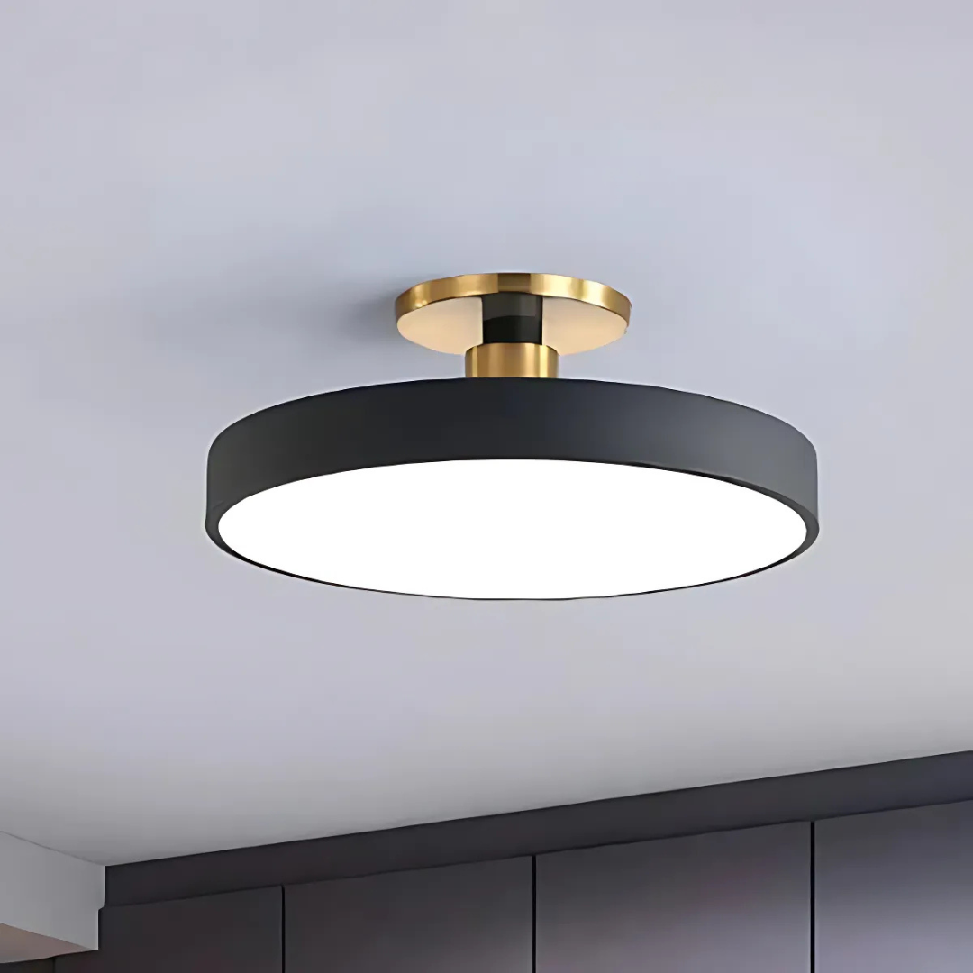 NARA - Scandinavische LED Plafondlamp met Dimbare Functie voor Slaapkamer en Woonkamer – Stijlvolle Plafonnière met Energiezuinige Verlichting 2