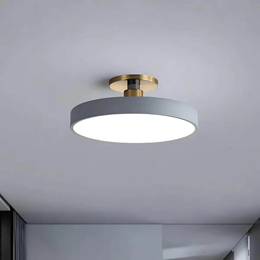 NARA - Scandinavische LED Plafondlamp met Dimbare Functie voor Slaapkamer en Woonkamer – Stijlvolle Plafonnière met Energiezuinige Verlichting 5