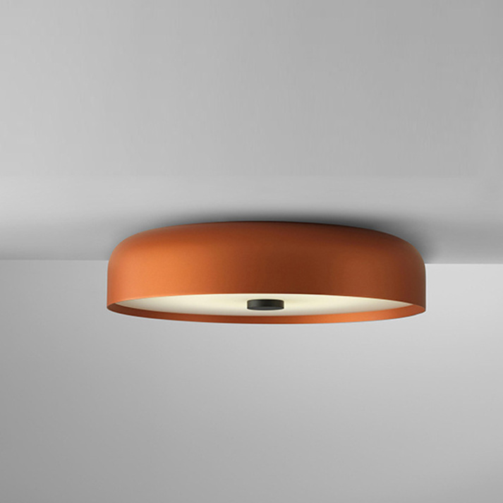 Retro Plafondlamp Zwart met Warm LED Licht – Minimalistisch Ontwerp voor Slaapkamer en Woonruimte, Verkrijgbaar in Meerdere Maten