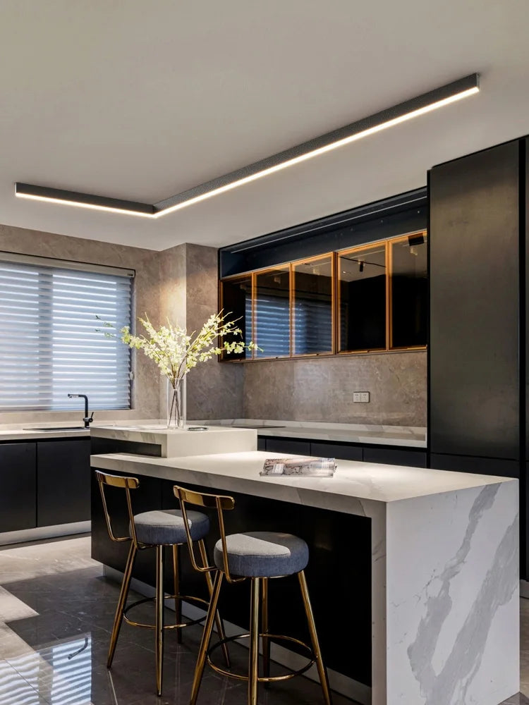 Minimalistische LED Plafondlamp met Aluminium Behuizing en Acryl Lichtverspreider – Ideaal voor Binnenruimtes