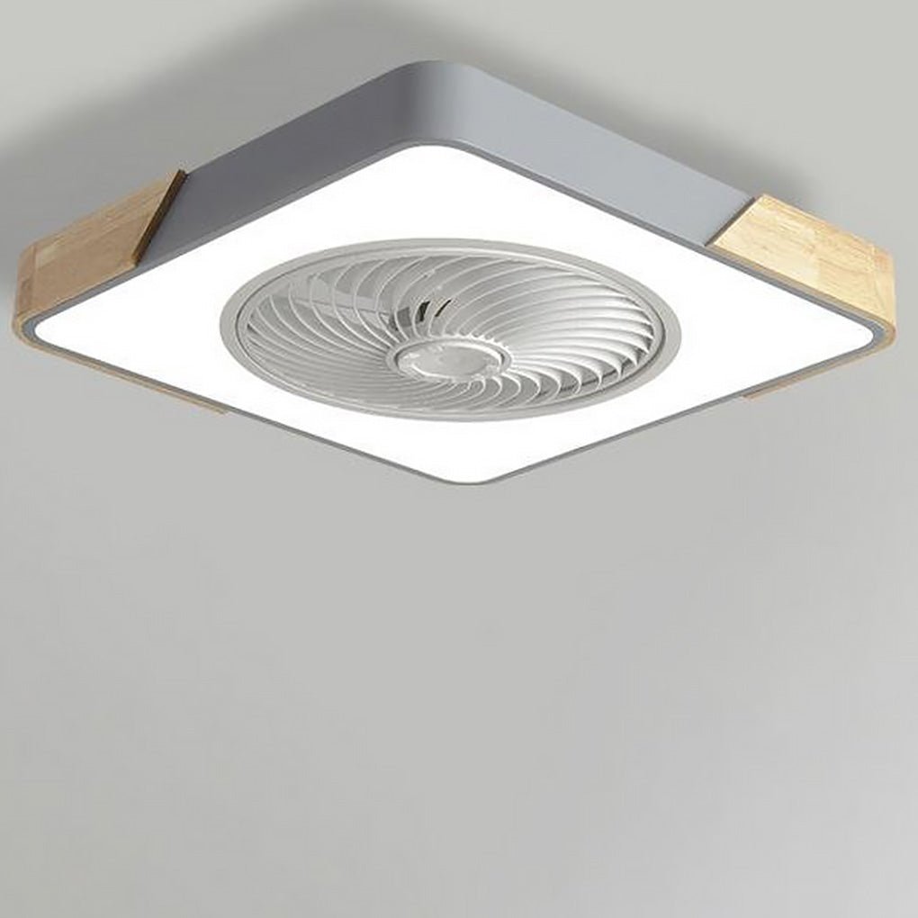 Ronde Plafondventilator met Lamp en Geruisloze Technologie – Sfeervolle LED Verlichting voor Modern Interieur