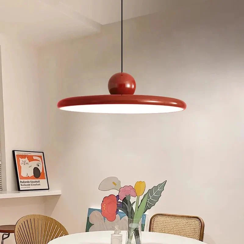 Bauhaus Hanglamp van Glas met LED Verlichting – Scandinavisch Design in Crème